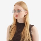 Prada Eyewear 0PR B53S Sunglasses in Silver/Azure 