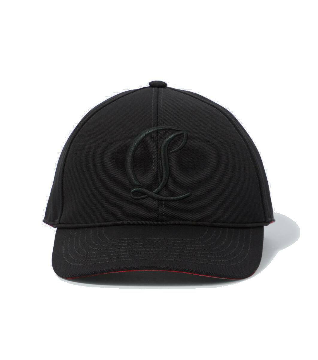 Christian Louboutin - Spiked Cotton-Canvas Hat - Black Christian