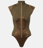Jean Paul Gaultier Wool-blend bodysuit