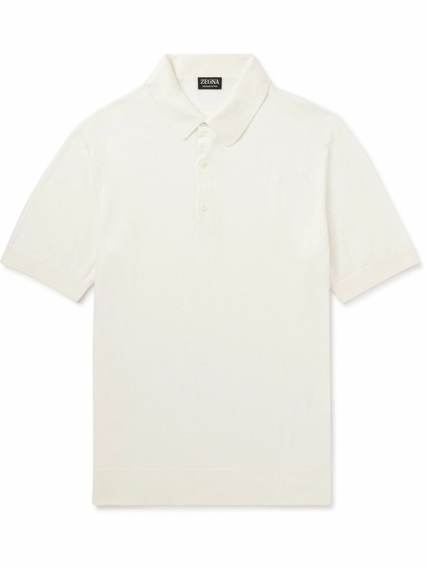 Photo: Zegna - Cotton Polo Shirt - White