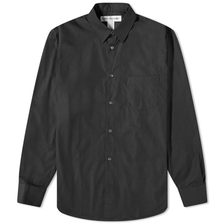 Photo: Comme des Garçons SHIRT Men's Forever Poplin Shirt in Black