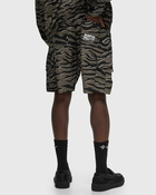 Patta Tiger Stripe Camo Cargo Ripstop Shorts Black - Mens - Casual Shorts