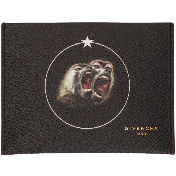 Photo: Givenchy Black Monkey Brothers Card Holder 