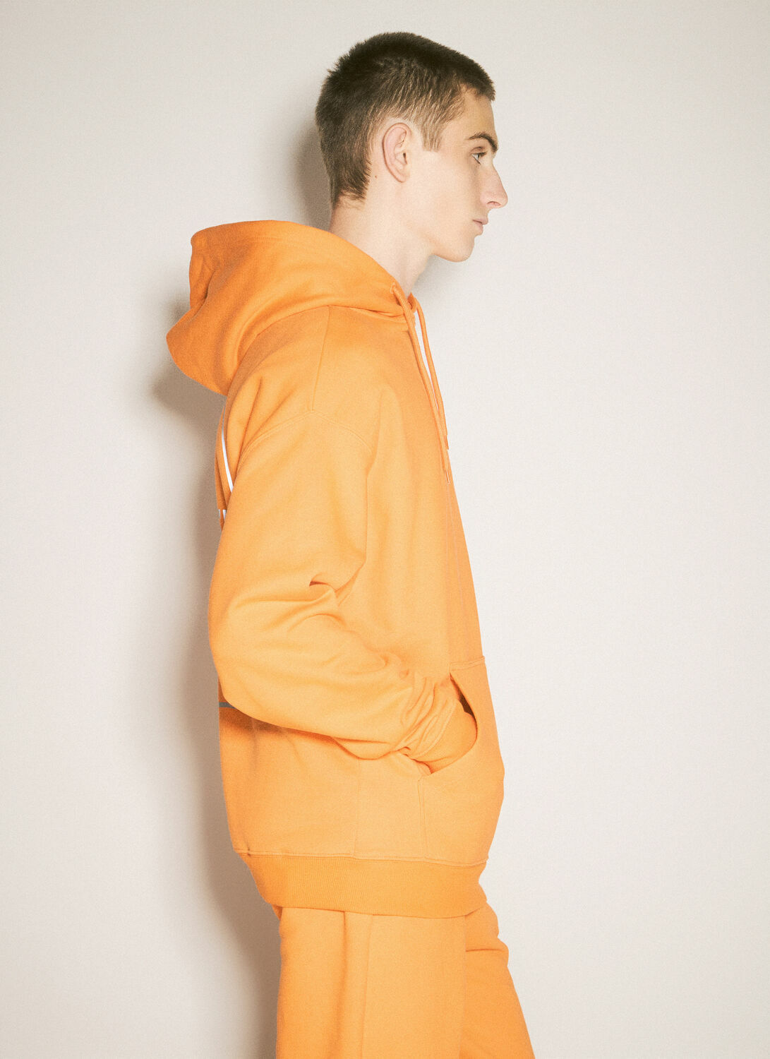 Boiler Room Logo Print Hooded Sweatshirt