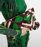 La DoubleJ Sequined clutch