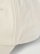 Jacquemus - Logo-Embroidered Cotton-Twill Baseball Cap - Neutrals