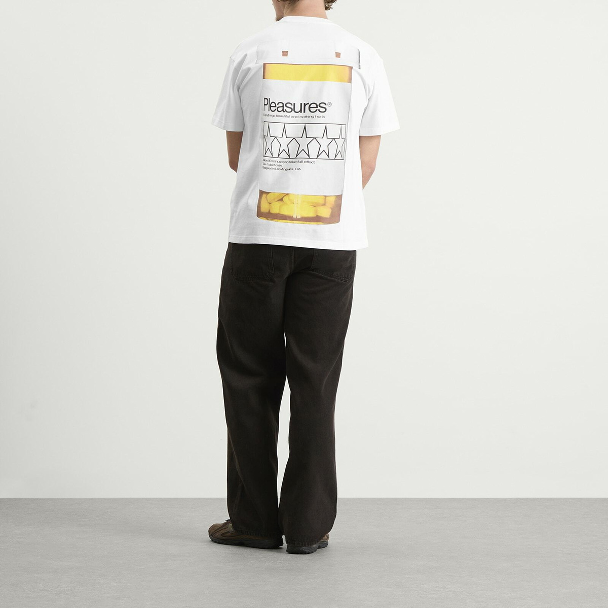 Pleasures Men's Supplements T-Shirt in White