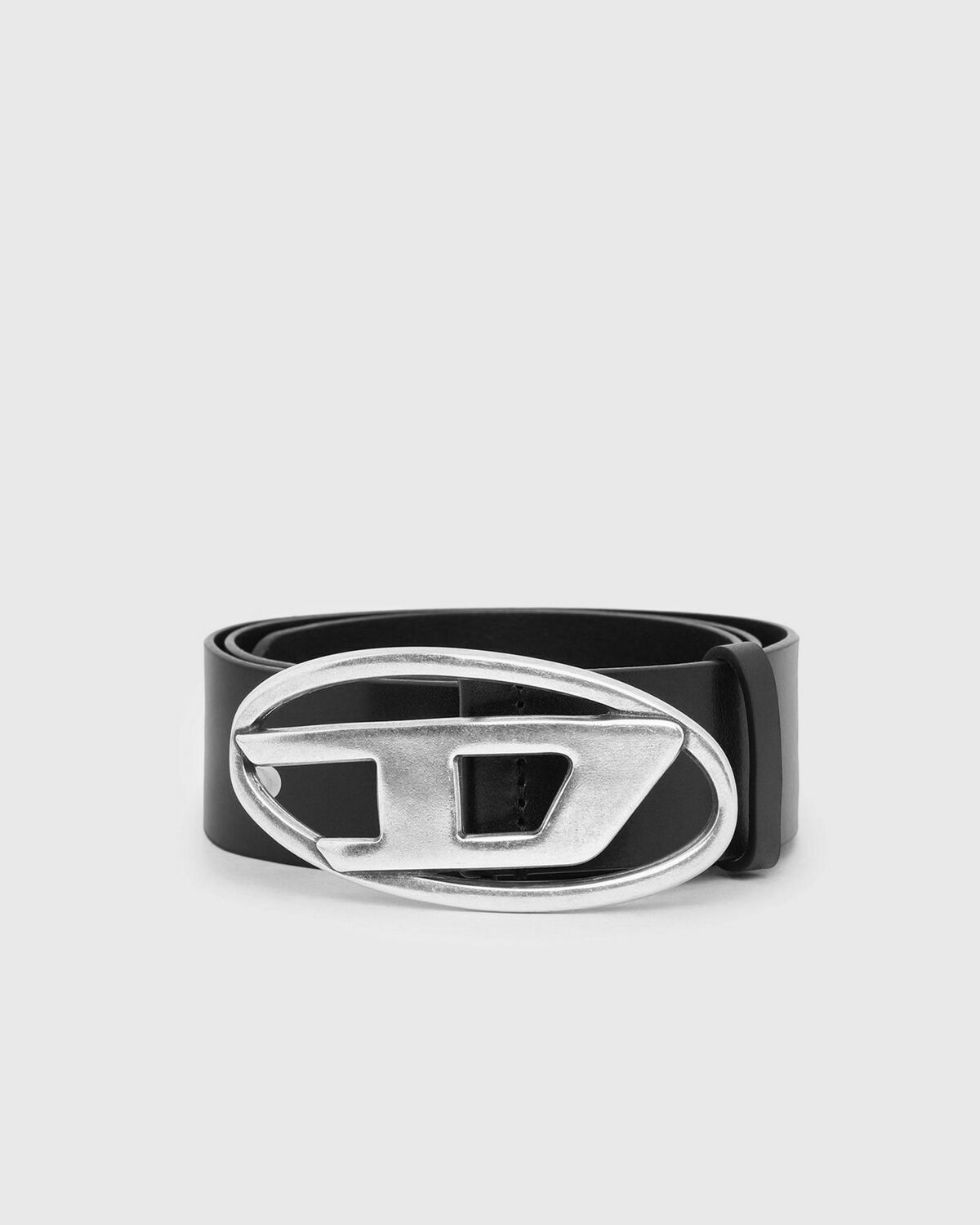 Diesel OVAL D LOGO B-1DR BELT Black Mens Keychain