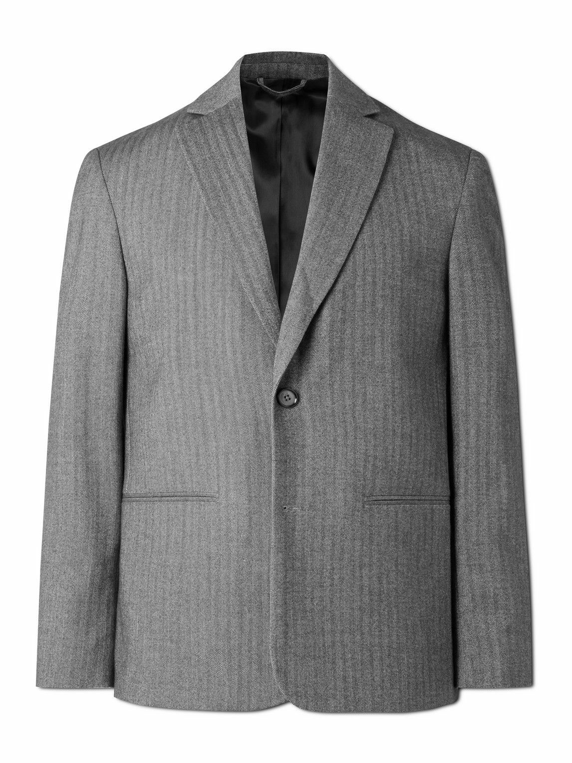 digne collarless jacket coat グレー A21071_0WFCZ_98B_A.jpg