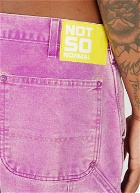NOTSONORMAL - Washed Working Jeans in Purple