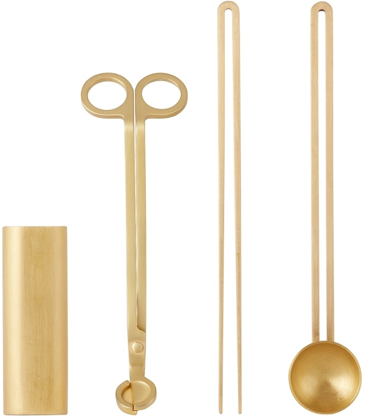 Photo: MENU Gold Clip Candle Care Tool Set