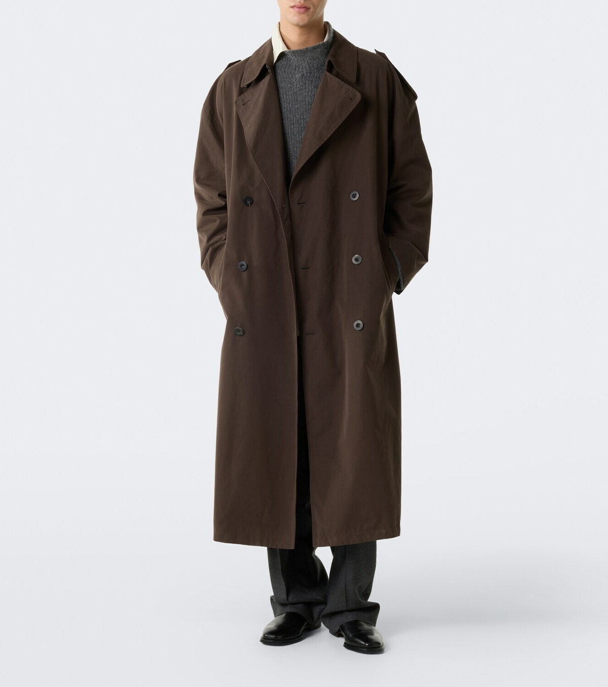 The Row Mischa cotton trench coat