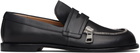 JW Anderson Black Biker Loafers