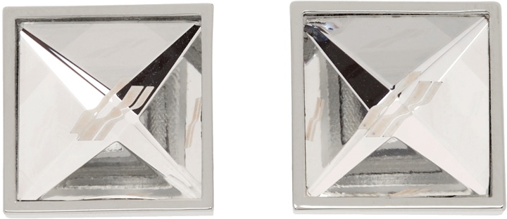 Photo: We11done Crystal Square Cut Earrings