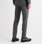 Caruso - Birdseye Wool Suit Trousers - Gray