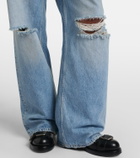 Dolce&Gabbana Distressed wide-leg jeans