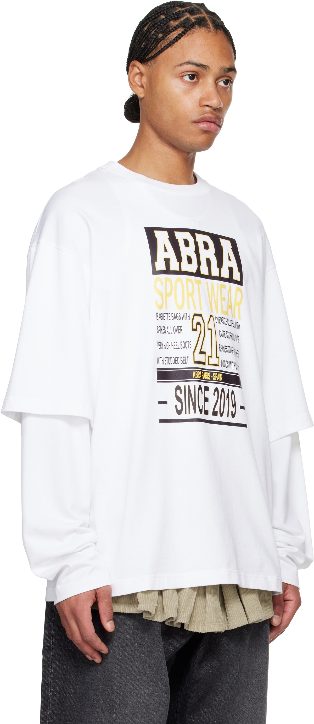 ABRA White Double 'Since 2019' T-shirt