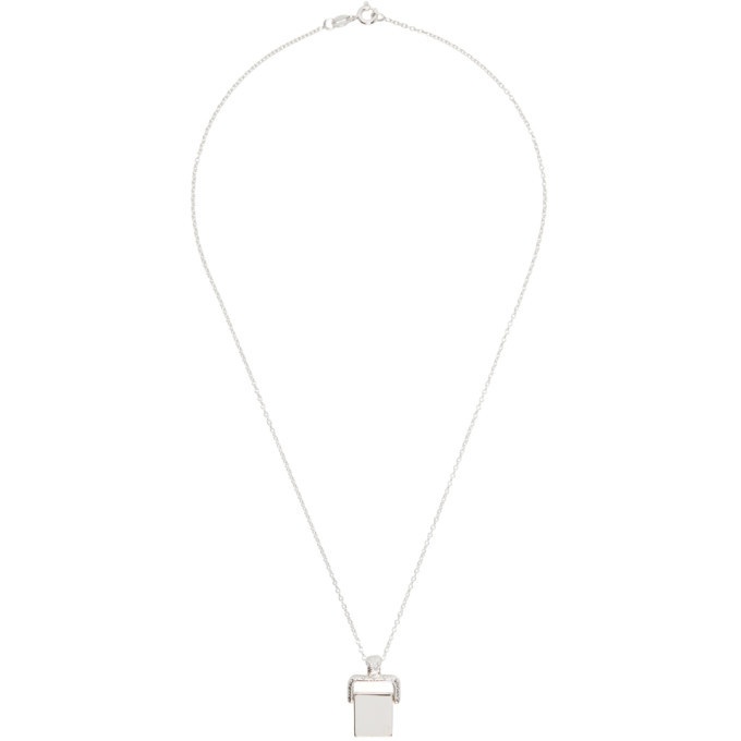 Photo: Dear Letterman Silver Alvah Pendant Necklace