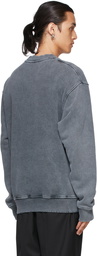 Han Kjobenhavn Grey Faded Distressed Sweatshirt