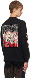 DEVÁ STATES Black Printed Long Sleeve T-Shirt