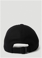 Monogram Baseball Cap in Black