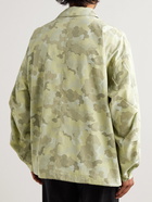 Auralee - Camouflage-Print Cotton-Gabardine Blouson Jacket - Green