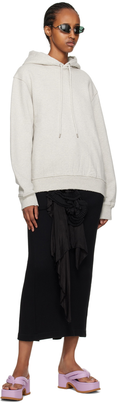 Han Kjobenhavn Gray Distressed Hoodie