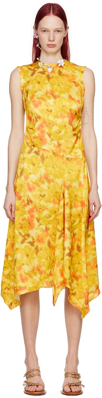 Photo: Acne Studios Yellow Sleeveless Midi Dress