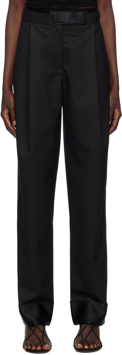 Christopher Esber Black Pegged Trousers Christopher Esber