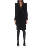 Saint Laurent Velvet midi dress