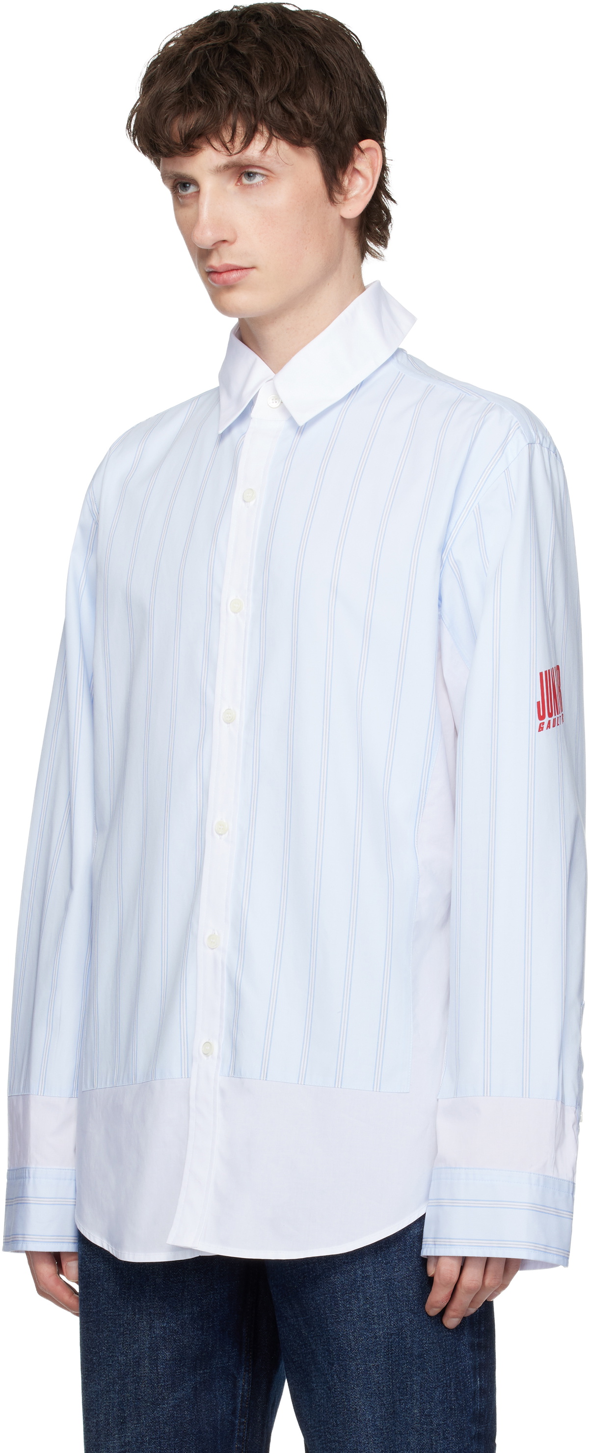 Jean Paul Gaultier Blue & White 'The Petit Grand Junior' Shirt