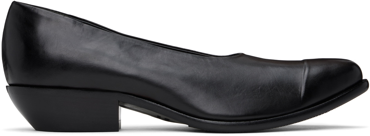 Random Identities Black Pantoufle Loafers