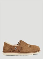 Kenton Embroidered Shoes in Brown