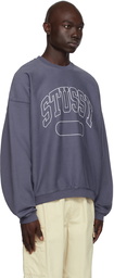 Stüssy Navy Oversized Sweatshirt