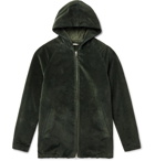Massimo Alba - Cotton-Velvet Hooded Coat - Green