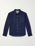 KAPITAL - Denim Western Shirt - Blue