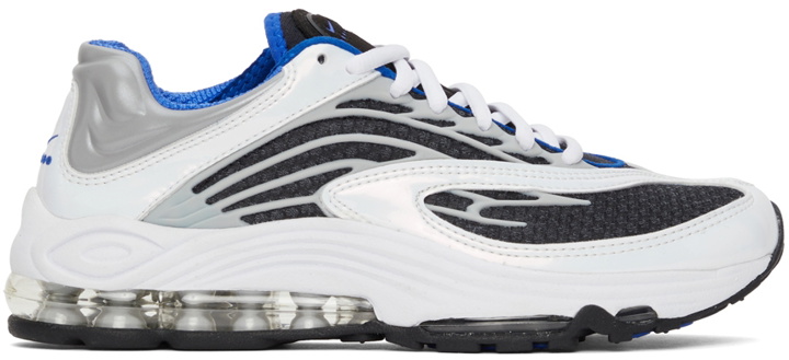Photo: Nike White & Blue Air Tuned Max Sneakers