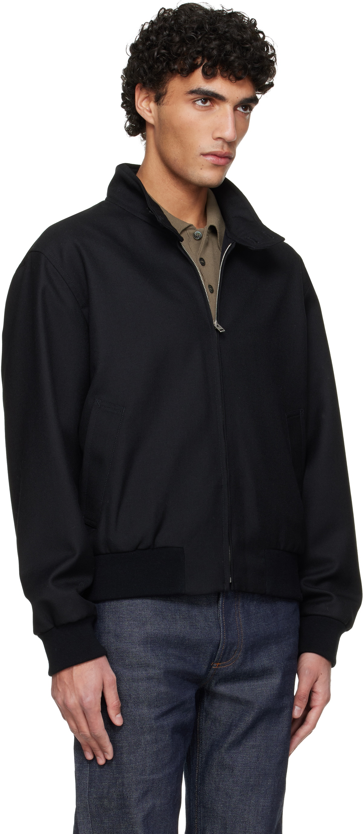 A.P.C. archive zip-up blouson ダークウェア A.P.C. Black Zipped Jacket A.P.C.