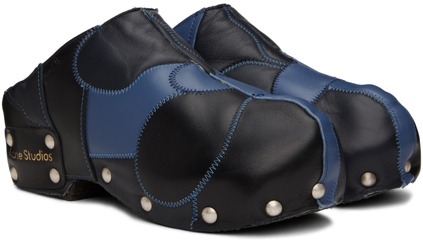 送料込/関税込■Acne Studios■Leather clogs Leather clogs in black - Acne Studios | Mytheresa
