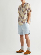 YMC - Cotton-Voile Drawstring Shorts - Blue