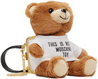 Moschino Brown & White Teddy Bear T-Shirt Bag