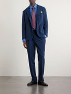 Rubinacci - Wool-Blend Single-Breasted Jacket - Blue