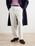 Edward Green - Lanark Waxed-Suede Desert Boots - Brown