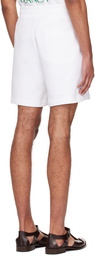 Casablanca White Gradient L'Arche Shorts