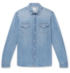 Brunello Cucinelli - Slim-Fit Denim Shirt - Blue