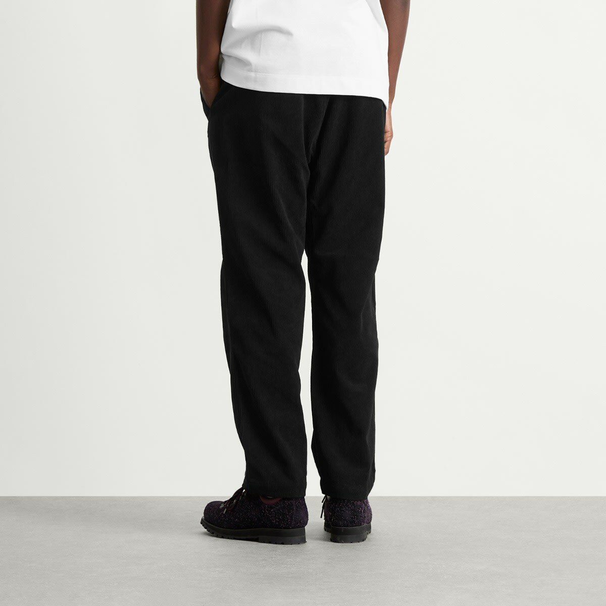 NANGA Men's Corduroy Climbing Trousers in Black