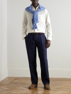 Dunhill - Striped Cotton-Jacquard Shirt - White