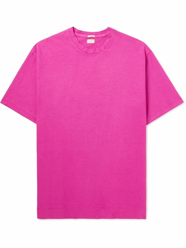 Photo: Massimo Alba - Nevis Oversized Cotton-Jersey T-Shirt - Pink