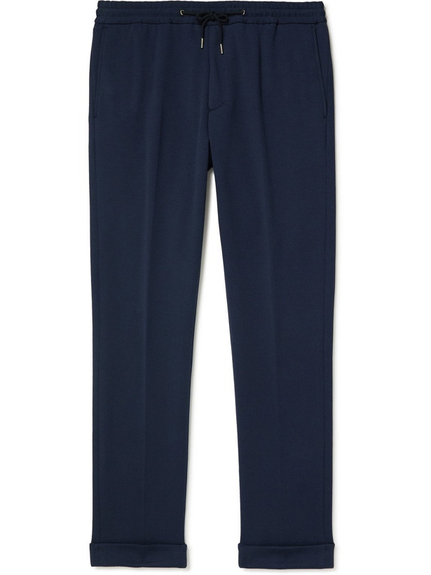 Photo: Paul Smith - Gents Straight-Leg Woven Drawstring Trousers - Blue