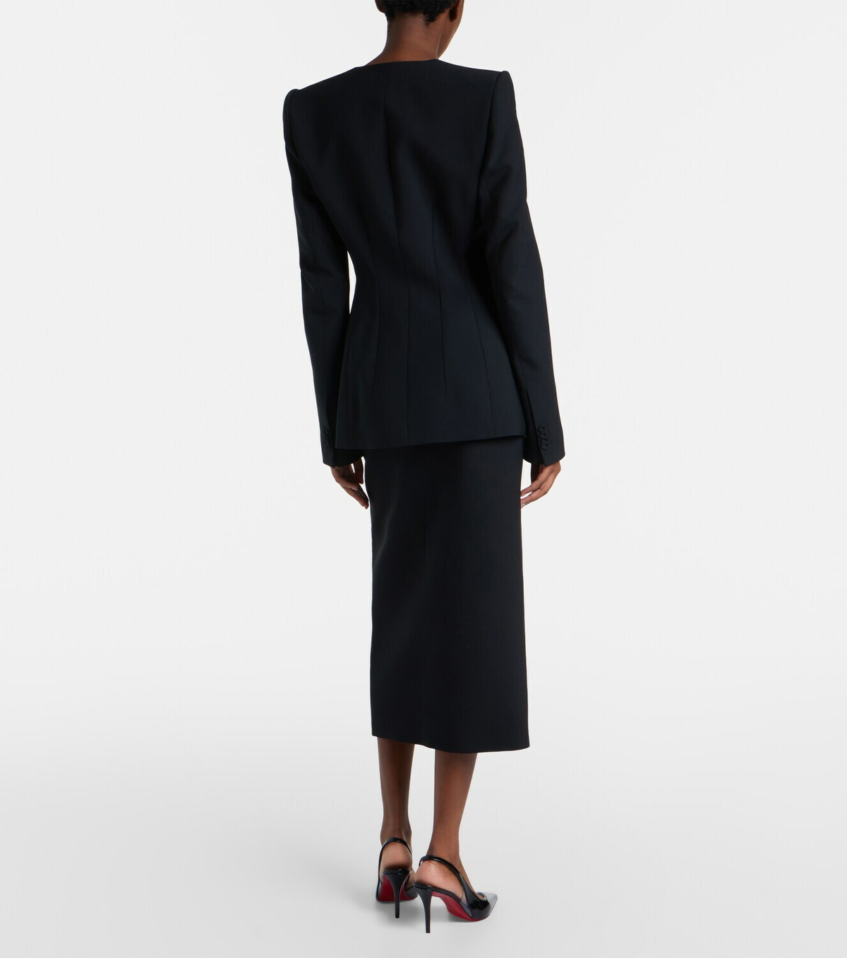 Mugler Cutout pencil skirt